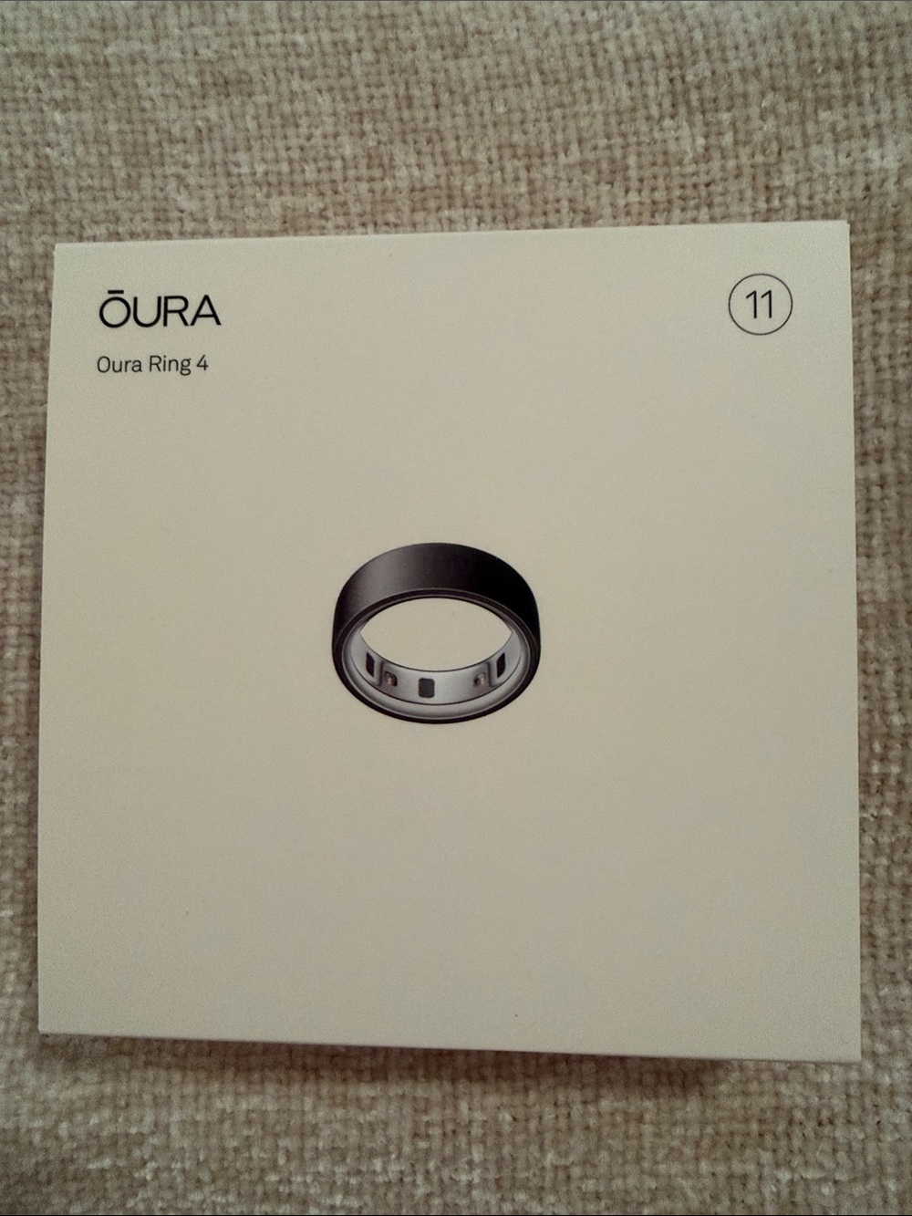 Oura Ring 4 in Stealth (Black) - Size 11